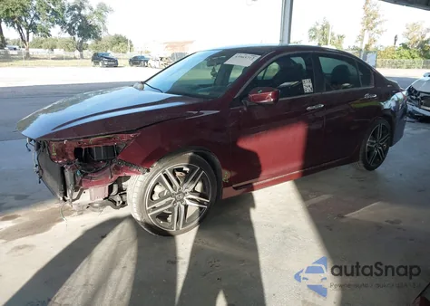 2017 Honda Accord Sport from USA, damaged, VIN 1HGCR2F53HA155876